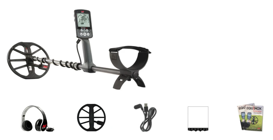 Minelab Equinox 600 zawartość zestawu